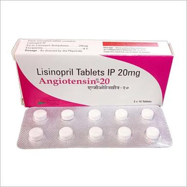 20 Mg Lisinopril Tablets General Medicines