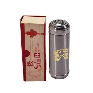 Silver Vacuum Insulated Stainless Steel Flask Water Beverage Travel Bottle 380Ml (6752)