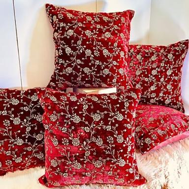 Red Velvet Cushion Cover
