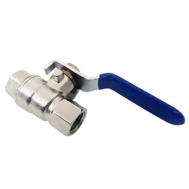 Silver-Blue Ball Valve