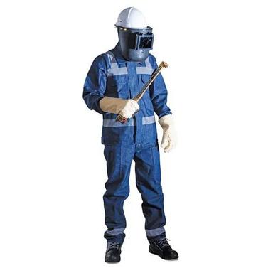 Blue Fire Retardant Coveralls Suit