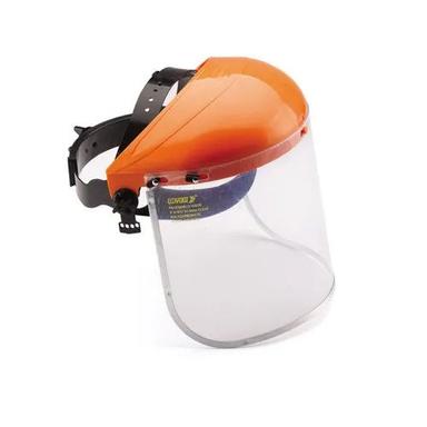 Orange Poycarbonate Face Shield Carrier