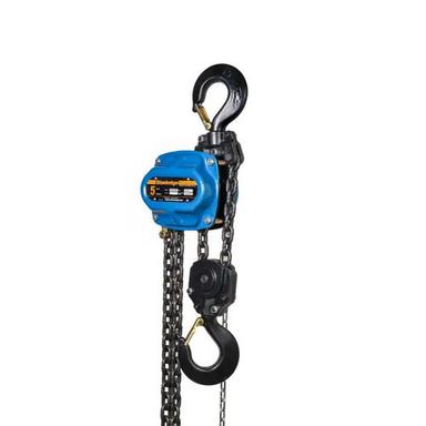 Blue 1 Ton Chain Pulley Block