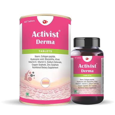 Activist Derma Skin Care Tablets 60 Efficacy: Promote Healthy & Growth