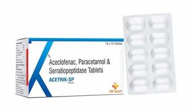  एसिक्लोफेनाक पेरासिटामोल और सेराटियोपेप्टिडेज़ टैबलेट सामान्य दवाएं
