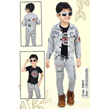 Different Available Kids Denim Jeans And Jacket