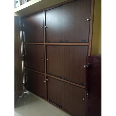 Brown Pvc Bedroom Cupboard