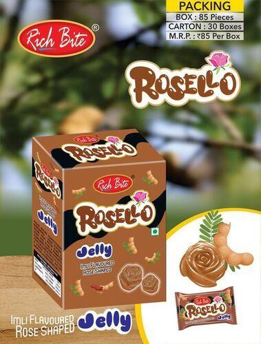 Rosello Imli Flavoured Rose Shaped Jelly Candy Shelf Life: 12 Months