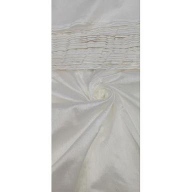 Off White Plain Chanderi Cotton Fabric