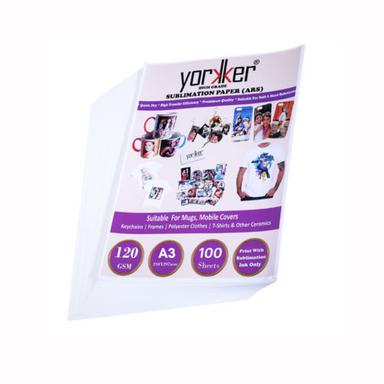 White Yorkker Sublimation Paper Ars A3 Size High Grade Quick Dry For Mug Printing