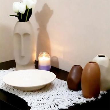 Different Available Handicrafts Face Shape Ceramic Vases