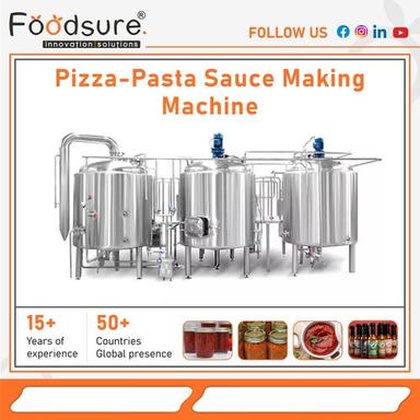 Pizza Pasta Sauce Making Machine Capacity: Upto 1000 Kg Kg/Hr