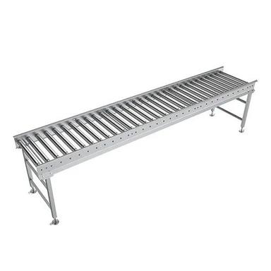 Silver Gravity Roller Conveyor