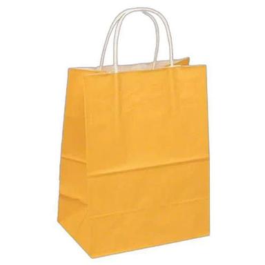 Disposable Yellow Kraft Paper Bags
