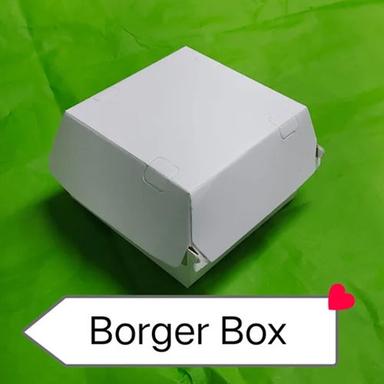  व्हाइट डिस्पोजेबल बर्गर बॉक्स