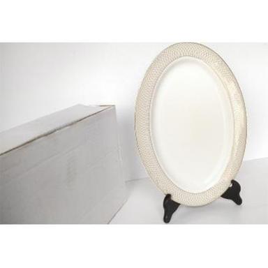 22360-E Ceramic 14-6 Pc Oval Plate Set 3 Set In Ctn Application: Home