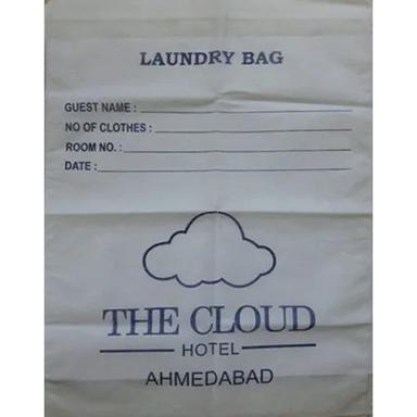 White Non Woven Hotel Laundry Bag