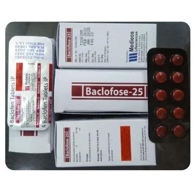  बैक्लोफ़ोज़ -25 टैबलेट सामान्य दवाएं