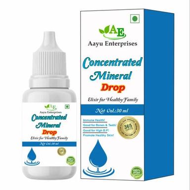 Concentrated Mineral Drop Direction: As Suggested