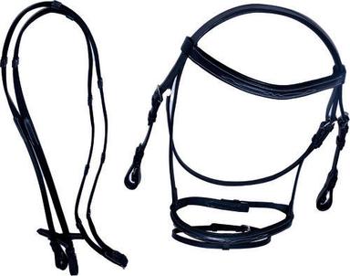 SNAFFLE BRIDLE WITH SOFT LEATHER PADDING