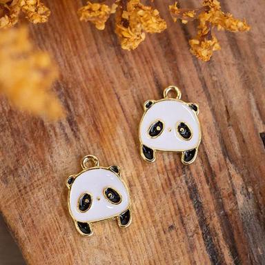 10mm Small Panda Enamel Charms Pendants