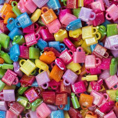 Multicolor 15Mm Bag Designer Plastic Beads