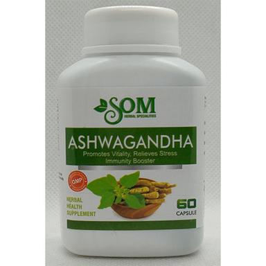 Ashwagandha Capsules 60 Capsules Per Bottle Direction: As Suggested