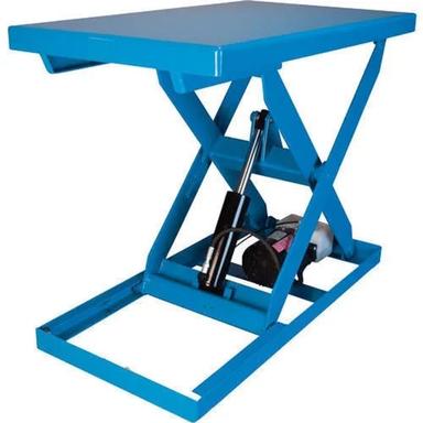  ब्लू हाइड्रोलिक लिफ्ट टेबल