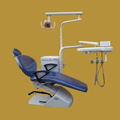 White-Blue Hydraulic Dental Chair