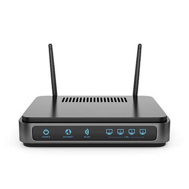 Black Computer Networking Router