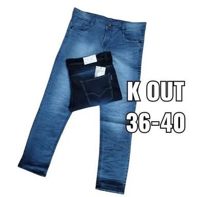 Breathable Men Blue Denim Jeans