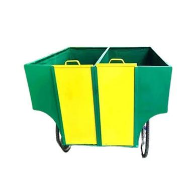 Painted Frp Garbage Rickshaw Trolley Application: Stored The Waste Material