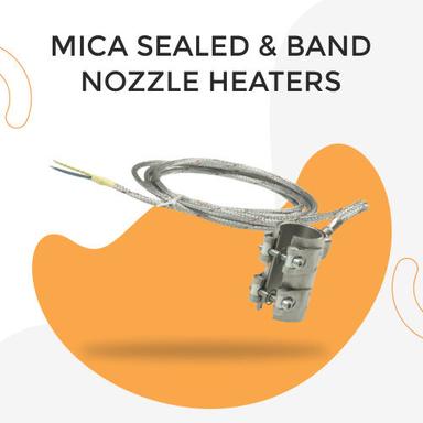 Silver / Grey Mica Nozzle Sealed Band Heaters