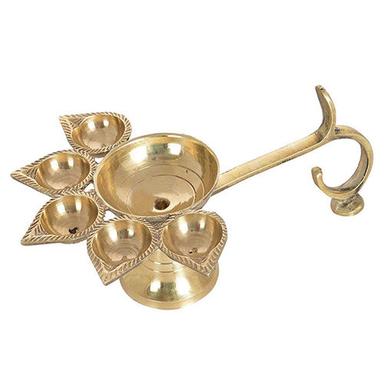 Golden Brass Pooja Diya