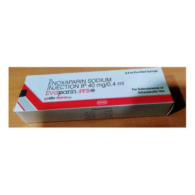Evaparin Pfs 40 Injection Ingredients: Enoxaparine Sodium Inj
