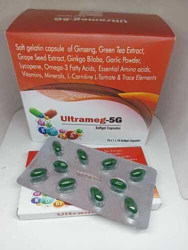 SOFTGEL GELATIN CAPSULE OF OMEGA-3 FATTY ACID CAPSULES