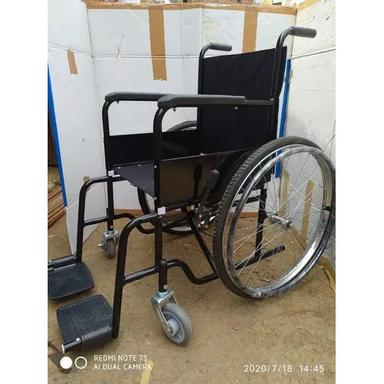 Iron Mild Steel Folding Wheel Chair