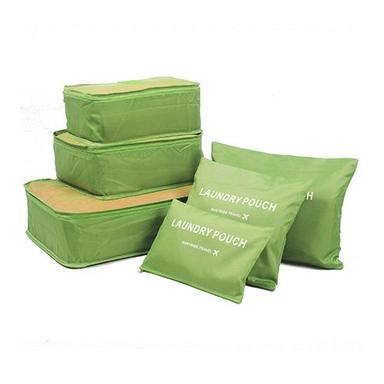 Green 1037 Packing Cube Travel Organizer Garment Storage Bags Set Of 6