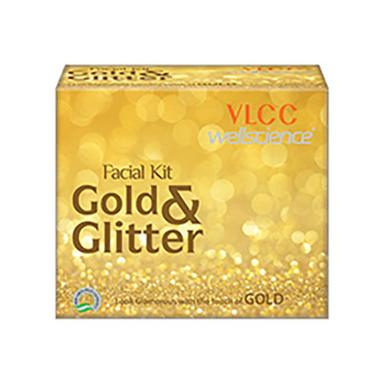 Gold And Glitter Facial Kit - Vlcc Wellscience Age Group: For Adults