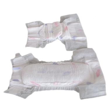 White/Pink With Lovely Design Disposable Baby Diaper