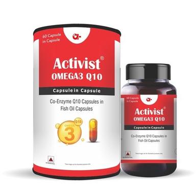 Activist Omega3 Q10 With 60 Liquid Capsules - Shelf Life: 18 Months