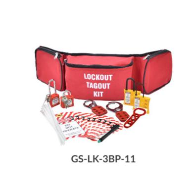 Red & White Gs-Lk-3Bp 11 Lockout 3 Belt Pouch Kit