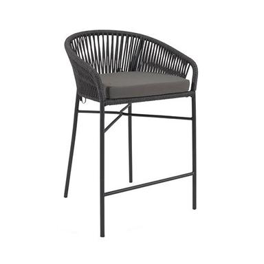 Rattan Wicker Outdoor High Bar Chair With Cushion Application: Garden