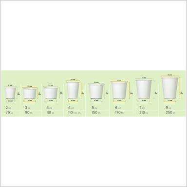 White Beverages Cups
