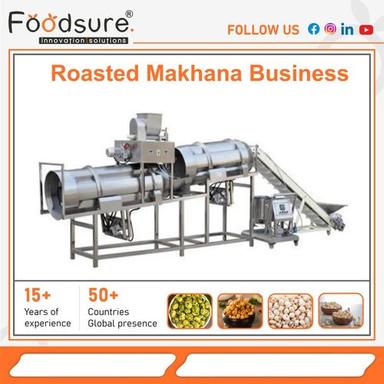 Roasted Makhana Making Machine Capacity: Upto 1000 Kg Kg/Day