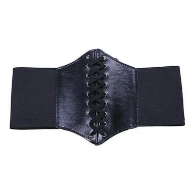 Black Elastic Belt Belt Type: Fabric