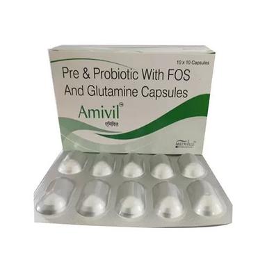 Pre And Probiotic With Fos And Glutamine Capsules General Medicines