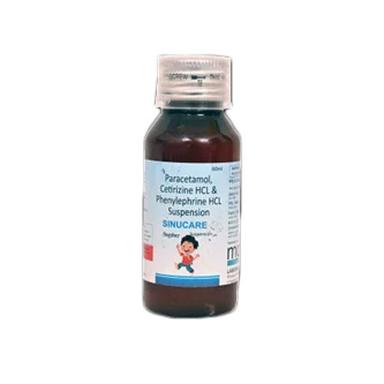 60 Ml Paracetamol Cetirizine Hcl And Phenylephrine Hcl Suspension General Medicines