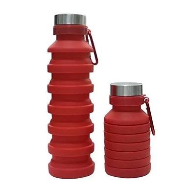Multicolored Silicon Sports Water Bottles