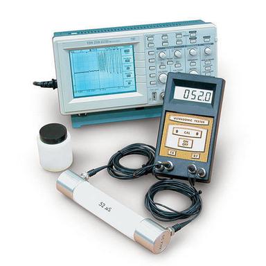 Blue Portable Ultrasonic Pulse Velocity Tester